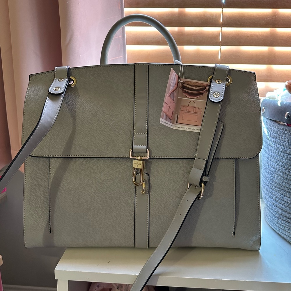 Simply Noelle Light Blue Women’s Briefcase